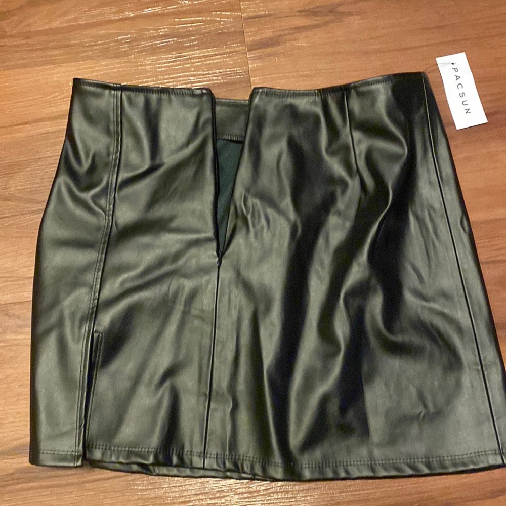 PACSUN Leather Skirt Medium